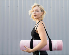 Extra Thick Non-Slip Yoga Mat 10MM – Eco-Friendly Rubber & TPE with Strap