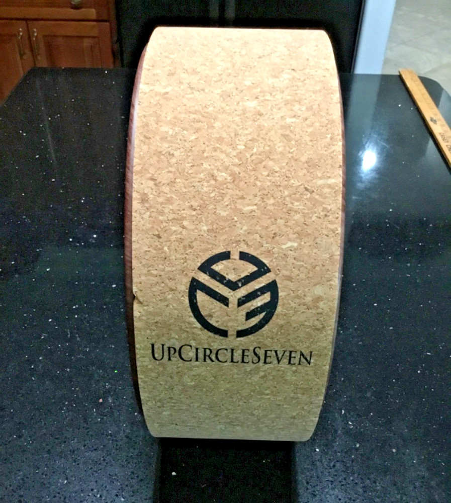 UPCIRCLESEVEN Cork Yoga Wheel 13″x5″ Strongest Load Bearing Weight Up to 550lbs