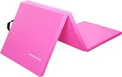 6×2 Feet 3-Panel Folding Gymnastics Mat – 1.5-Inch Thick Pad with Vinyl Surface