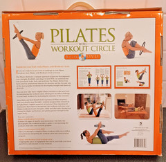Pilates With Workout Circle Book & DVD with 64 Pg Book w/ exercise hoop New NIB