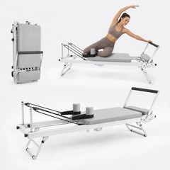 71″ Heavy Duty Pilates Equipment Foldable Pilates Reformer Machine for Home Gym