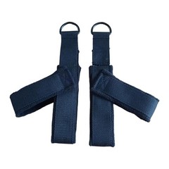 2Pcs Pilates Double Loop Straps for Reformer Ankle Home D Rings Strap Handle