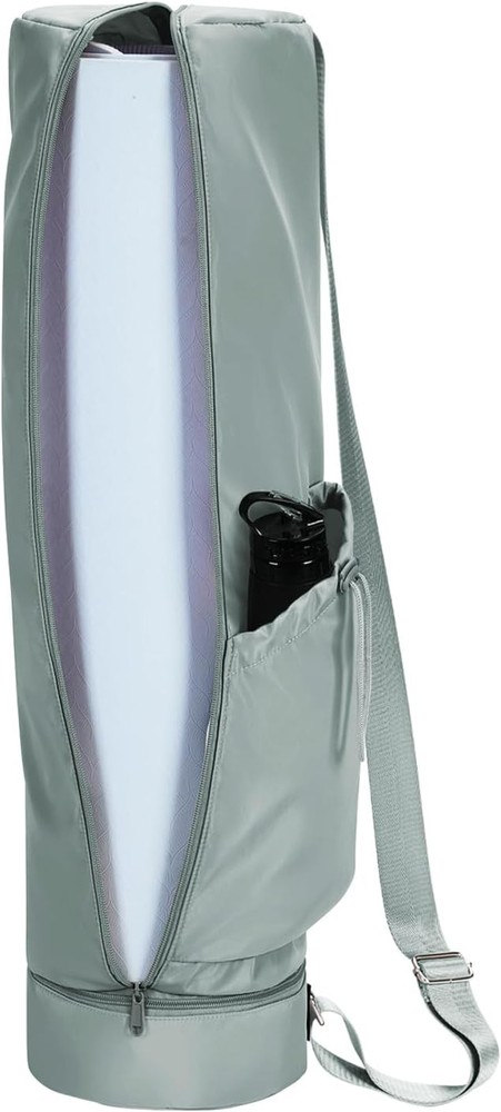 Yoga Mat Bag Full Zip Carrier with Water Bottle & Wet Pocket Adjustable Strap