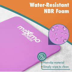 Fitness Green Exercise Mat with Carry Strap