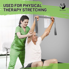 Adjustable Cotton Yoga Strap for Stretching, Flexibility & Pilates Workouts