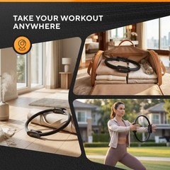 Pilates Ring – 13 Inch Magic Circle Pilates Ring – Toning Inner Thigh Exercis…