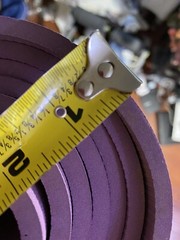 Large Yoga Mat 200x130cm Purple for Pilates Stretching Home Gym Workout