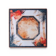 American Mahjong Mat – 31.5″ x 31.5″ Table Mat, Canvas Bag, Terra Earth To