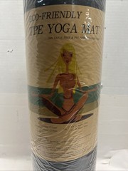 Yoga Mat Ethylene Vinyl Acetate-EVA Exercise mat, Latex Free, PVC Free Black