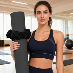 Yoga Mat Scrunchie – Durable Elastic Holder for Standard Mats (Mat Not Included)