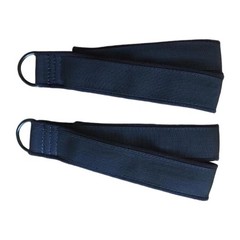 2x Pilates Double Loop Straps Fitness Straps Yoga Multifunctional with D Rings