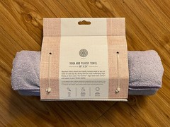 FORM FIT Yoga And Pilates Lilac Towel 24”x68” Hot Yoga Exercise Anti-Slip NWT