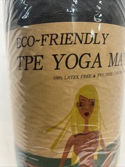Yoga Mat Ethylene Vinyl Acetate-EVA Exercise mat, Latex Free, PVC Free Black
