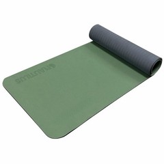 Nautilus Yoga Mat with Strap, Earth Green, 24″ W x 68″ L