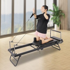 Cardio Fitness Full Body Yoga Reformer Foldable Pilates Reformer Workout Machine