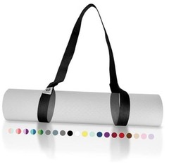 Yoga Mat Strap [MAT NOT Included] (2 Sizes) with Extra 64 IN 11. Just Black