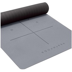 Professional Eco-Friendly Yoga Mat, Alignment System.
