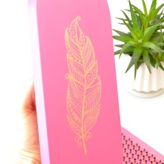 Unique Sadhu Board “Feather” Yellow Galvanized Nails 10 mm/0.4 inch