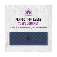 Clever Yoga Hot Yoga Mat Towel – Non-Slip Grip for Hot Yoga, Sweat … Fas