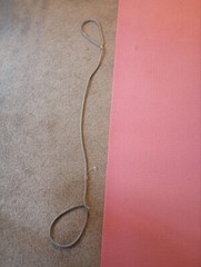 ELLE Sport branded yoga mat for sale. Has a visible logo ELLE Sport on the side.