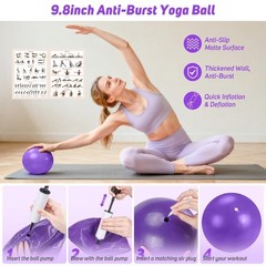 Asten Home Pilates Kit for Women: Pilates Equipment Pilates Ring and Ball Set…