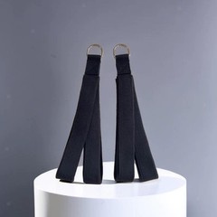 2 Pieces Double Loop D Ring Straps Home Gym Pilates Straps Gymnastics Ankle