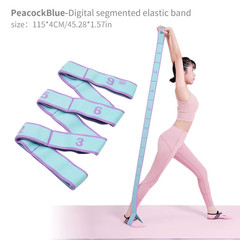 Multi-Loop Yoga Stretch Strap Elastic Band for Ballet Dance Pilates Flexibility