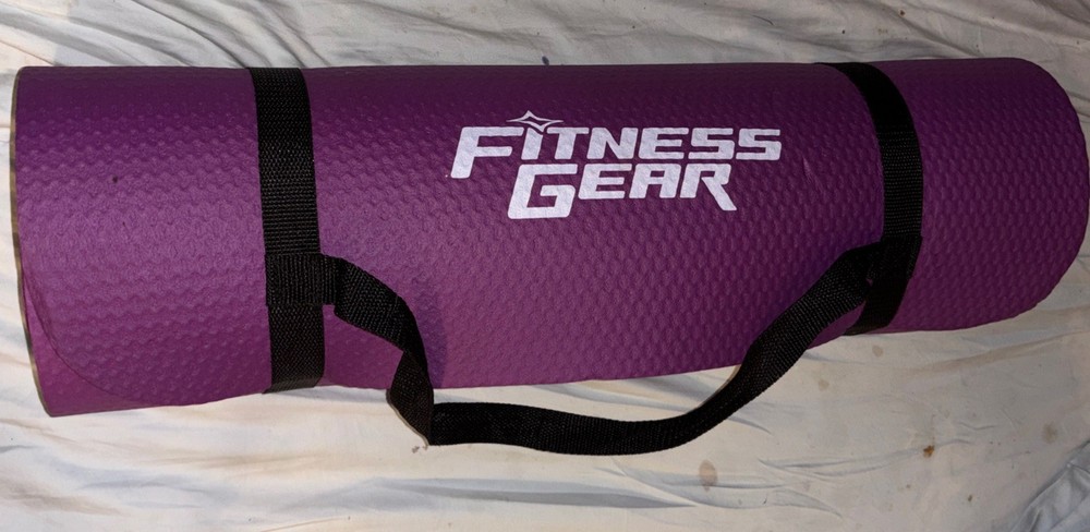 Fitness Gear Purple Yoga Mat