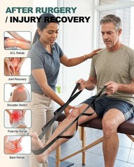 Durable 75″ Stretching Strap with 10 Loops – Perfect for Physical Therapy & Yoga