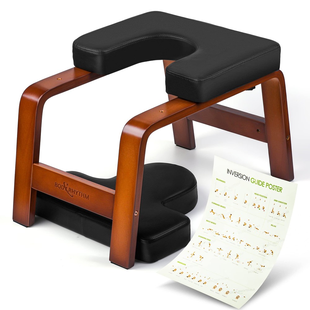Yoga Headstand Bench, Yoga Inversion Chair, Headstand Trainer for Relieve , I…
