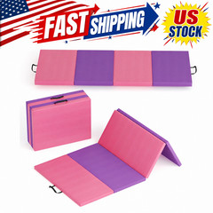 Folding Gymnastics 4 Panels 2″ Thick High-density Epe Foam Pu Leather Mat