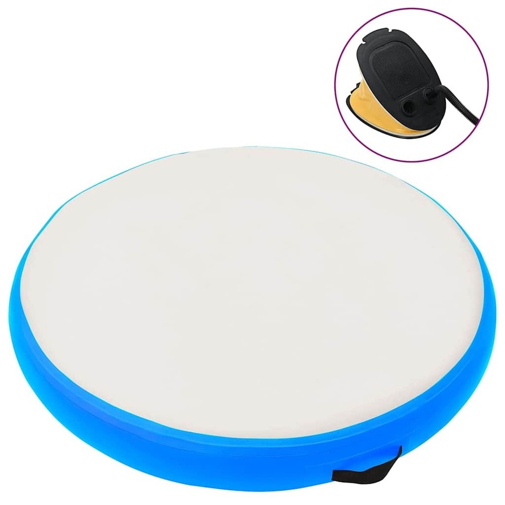 Gymnastics mat with pumps inflatable 100x100x10 cm PVC B