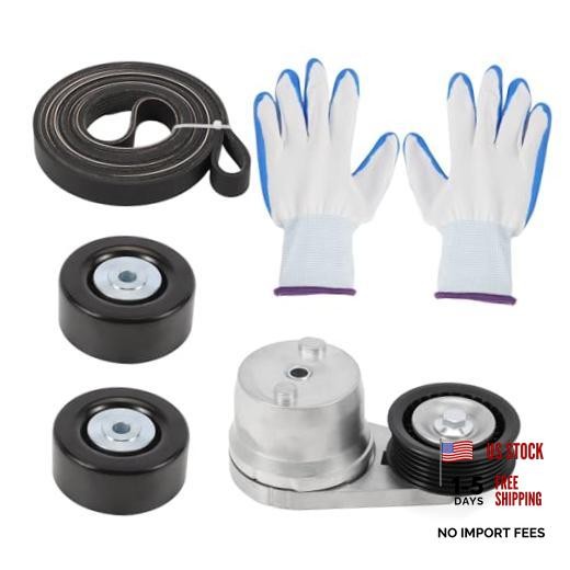 90K-38172 Serpentine Belt Tensioner Kit for Silverado 2500 3500 6.6L 2003-2008