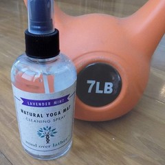 100% Natural Yoga Mat Cleaning Spray 8oz | Works with All Mats | Cleans and R…