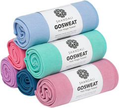 Gosweat Non-Slip Hot Yoga Towel with Super-Absorbent Soft Suede Microfiber in Ma