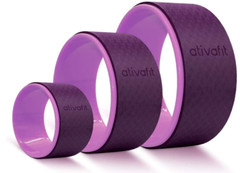 ATIVAFIT Sports Yoga Wheel Set, 3 Pack Yoga Roller Rad for Back Pain