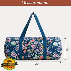 Maison d’ Hermine Happy Florals Yoga Mat Bag