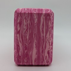 Gaiam Foam Yoga Block Non-Slip 8.5”x 6″ x 4″ pink stretch Brick Lightweight