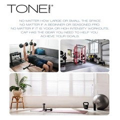 Premium Extra Thick 1-Inch High Density Exercise Mat with Carry Strap – Non-S…