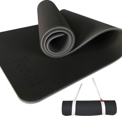Extra Thick Exercise Yoga Mat W/ Strap 2/5 Inch 10MM Non-Slip Workout Mat Yoga