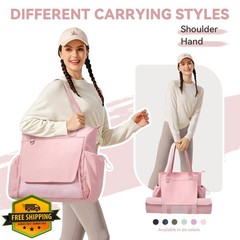 WLLWOO Gym Yoga Mat Bag Pink