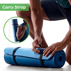 Gaiam Yoga Mat, Pilates & Exercise Mat, Thick 2/5″ (10Mm) Workout Mat with Easy-