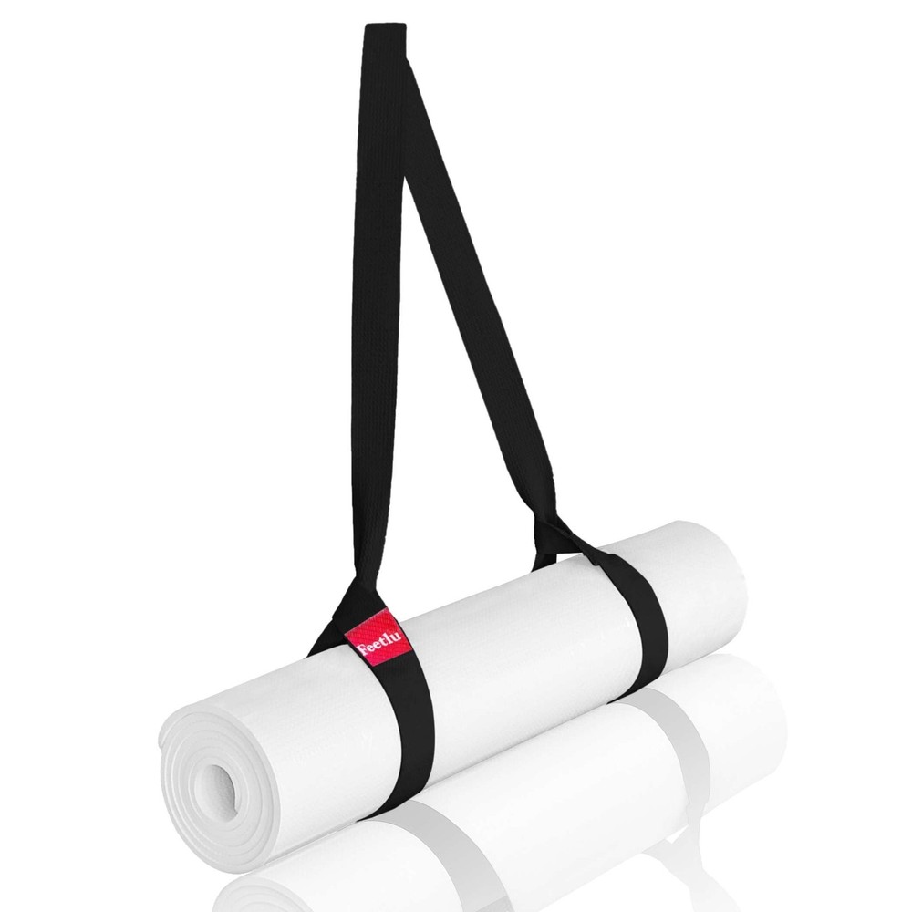 Yoga Mat Straps 2 in 1 – Cotton – Adjustable anti-slip straps for yoga, pilat…