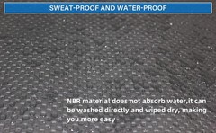 2PCS Fitness Equipment Mats and Floor Protector, Non-Slip Mat Rowing, Rowing