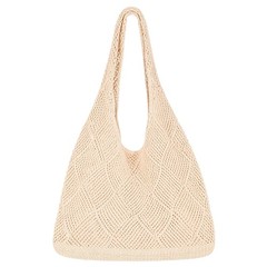 Crochet Beach Summer Beach Bag Beige