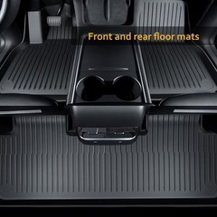 Floor Mats Trunk Mat for Tesla Model 3 Highland 2025 2024, All Weather TPE Fl…