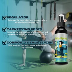 Anti Slip Yoga Mat Spray Slip Resistant Yoga Mat Spray Firm Grip Friction