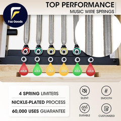 Pilates Reformer 92″ Wooden Pilates Reformer Machine with Springs Pilates Machin