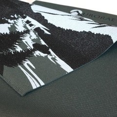 /Printed Extra Thick and Long Yoga Mat. Slip Rosin