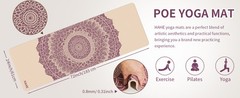 HAHE Yoga Mat Thick (8MM,1/3″), Eco-Friendly POE Non Slip Yoga Mat, High Rebound
